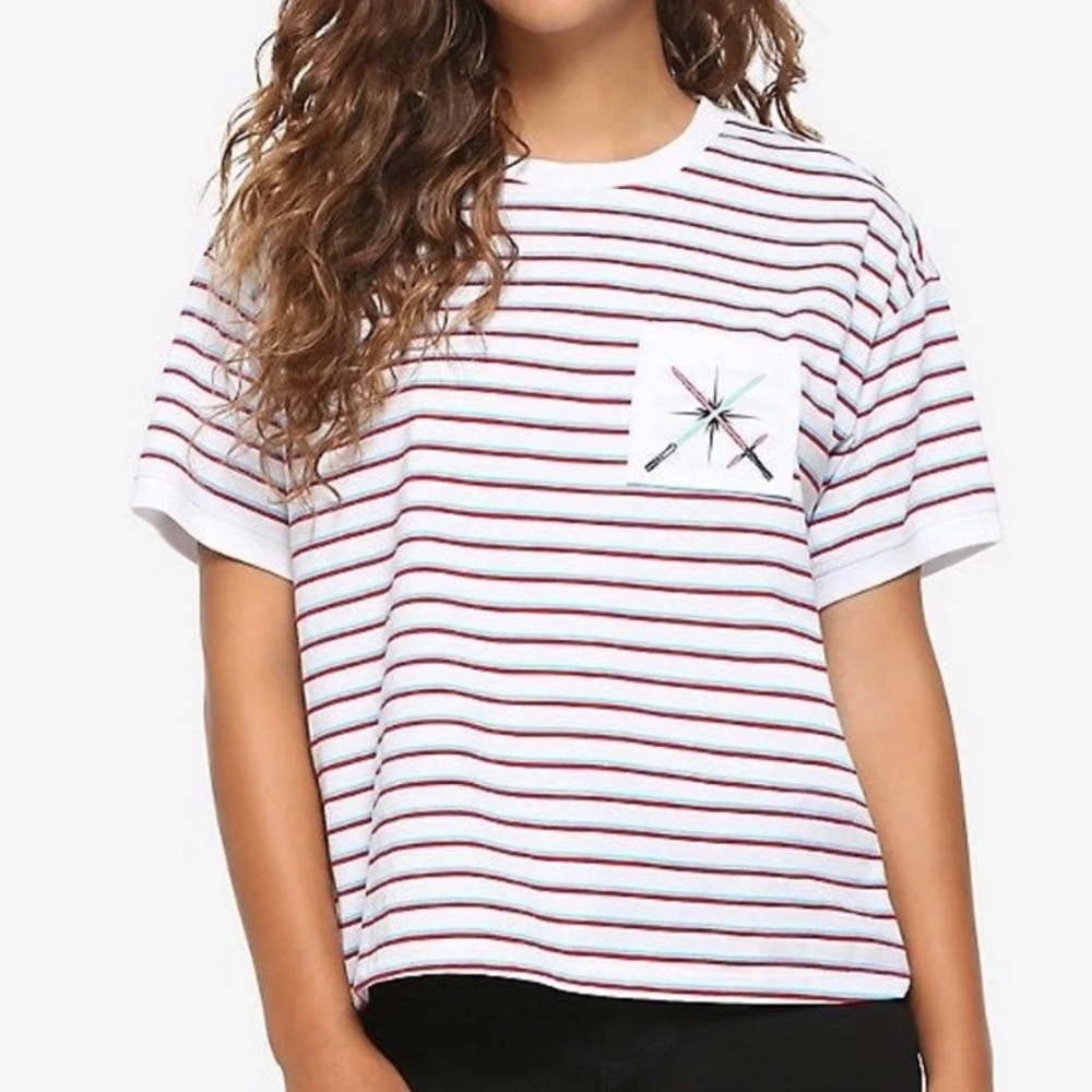 NWT Her Universe Star Wars lightsaber tee